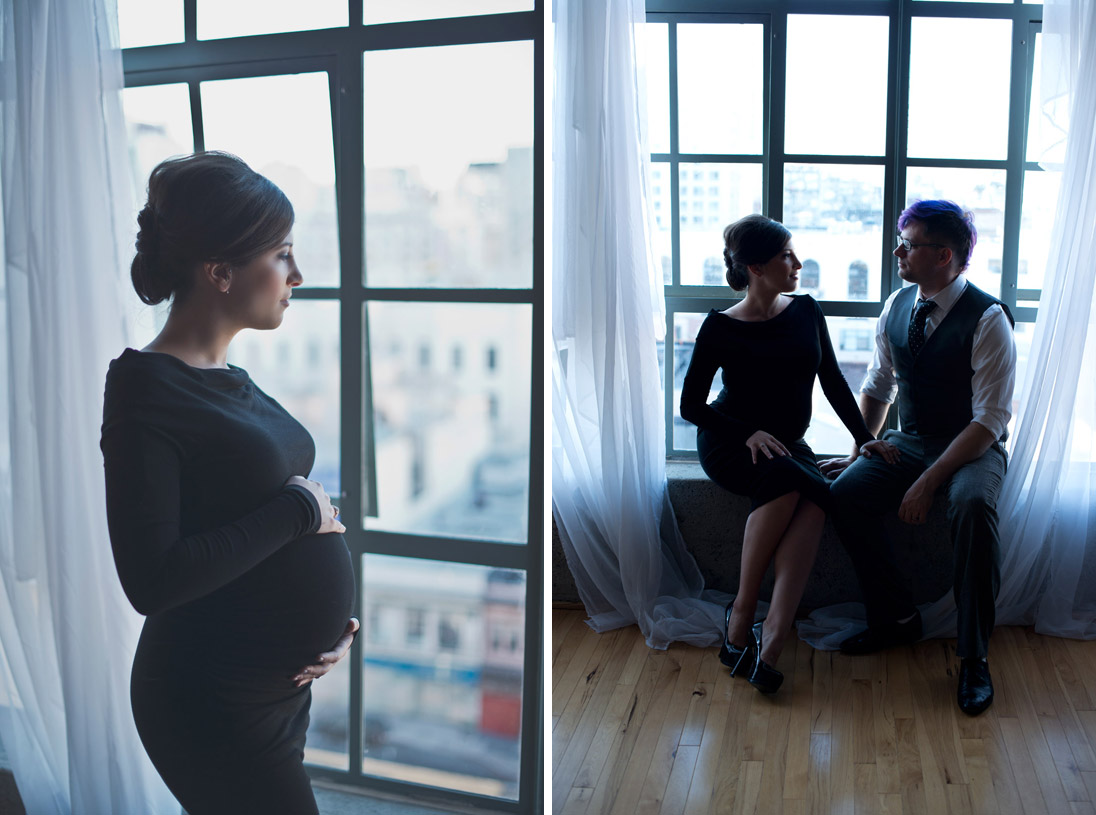 A 1960s Vintage Inspired Maternity Shoot