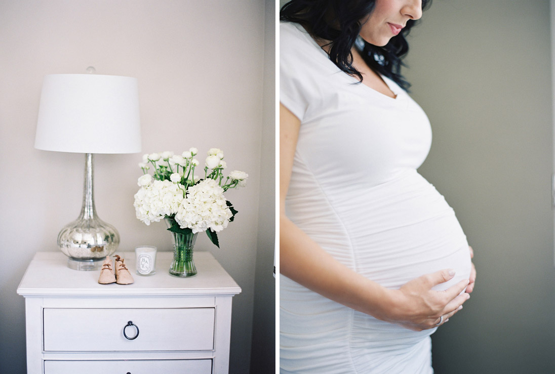 Romantic Home Maternity Session by Christine Choi Photography