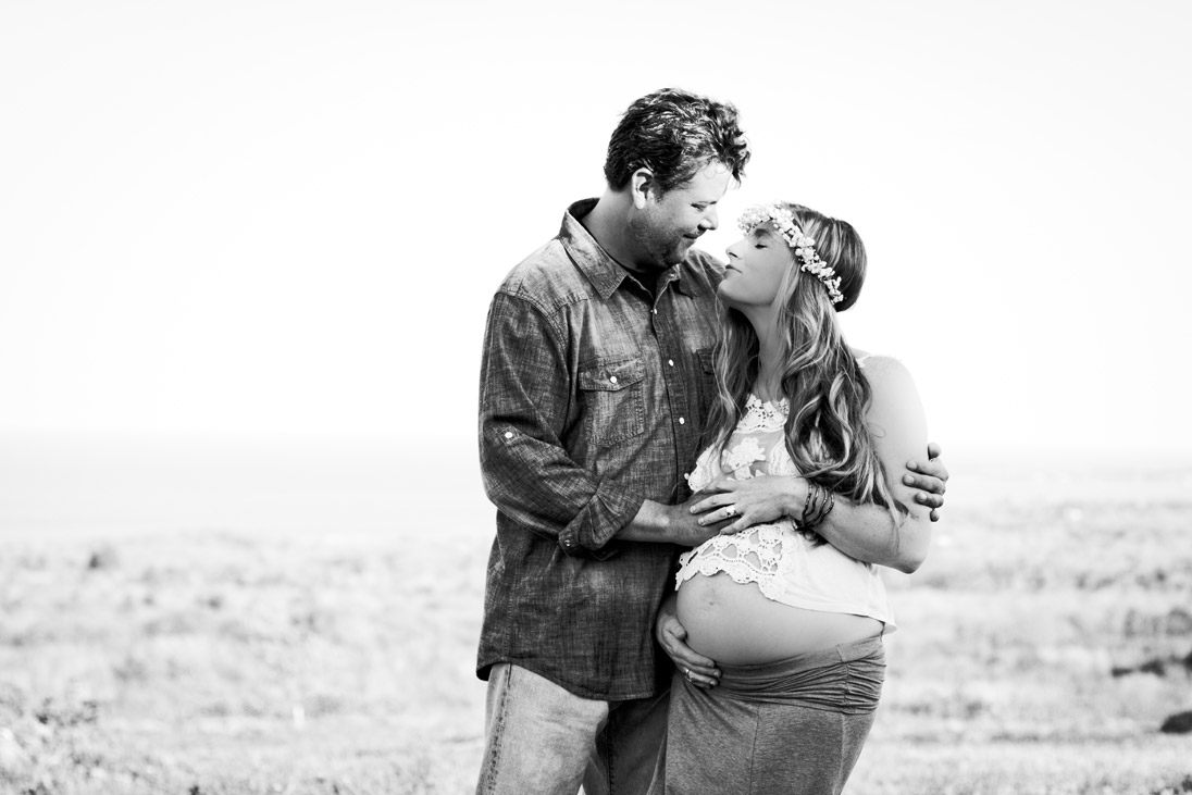 Serene Family Maternity Session in Rockport, Maine
