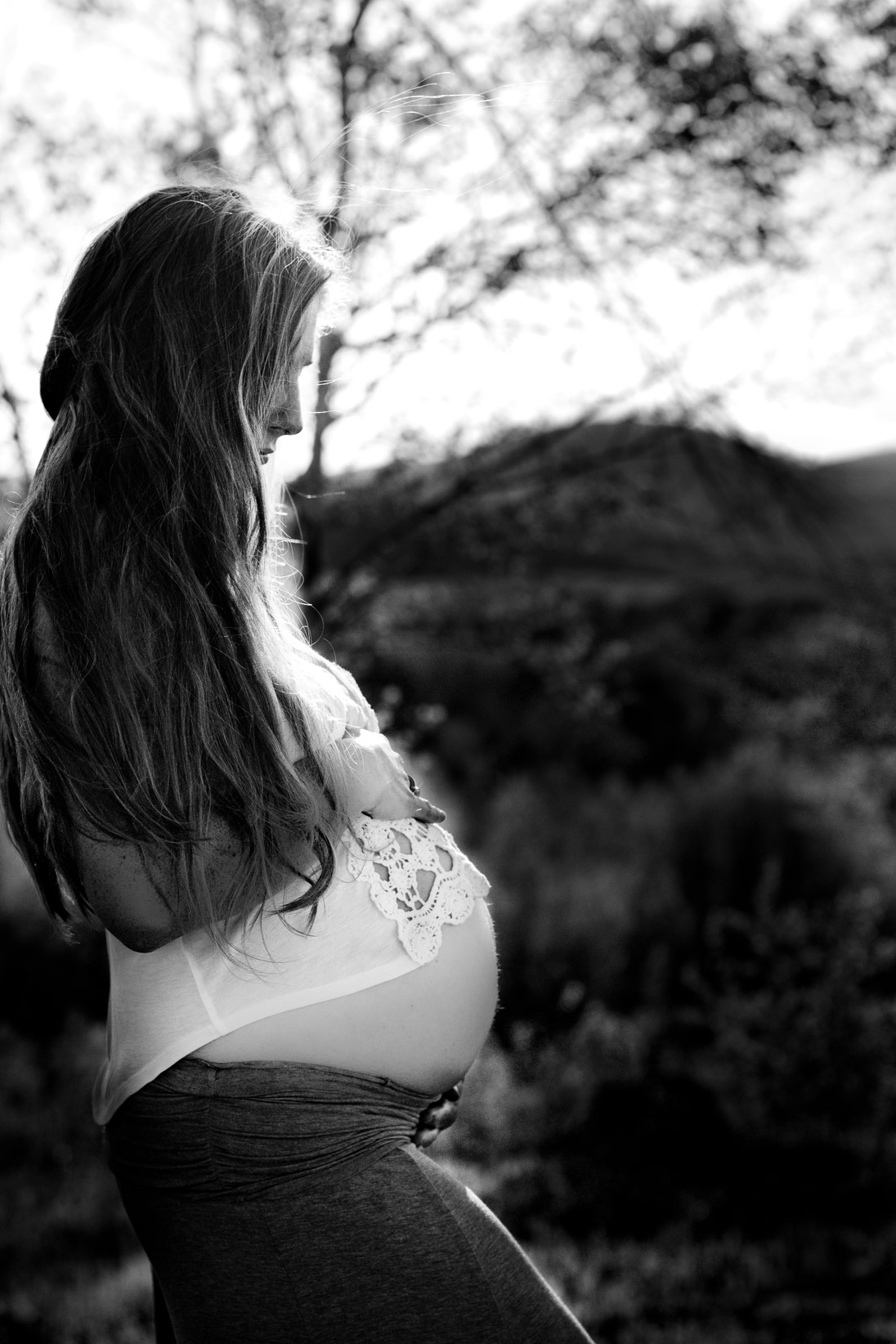 Serene Family Maternity Session in Rockport, Maine