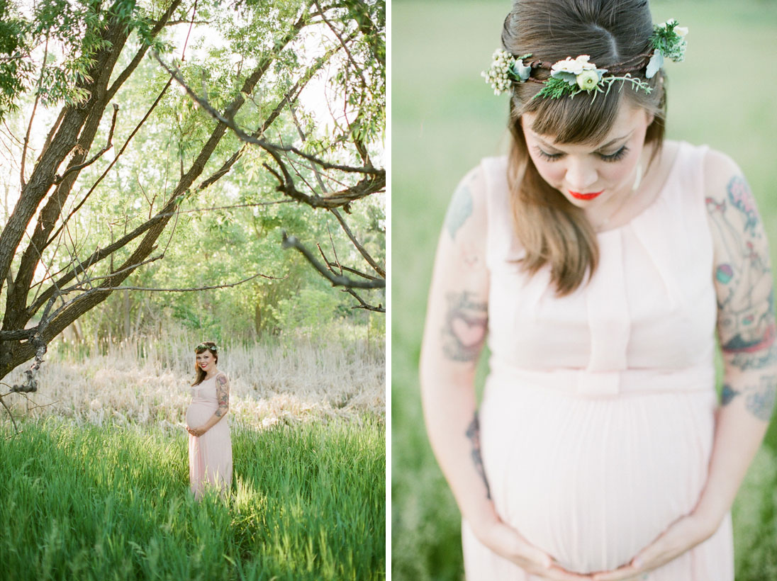 Timeless Outdoor Family Maternity Shoot in Fort Collins