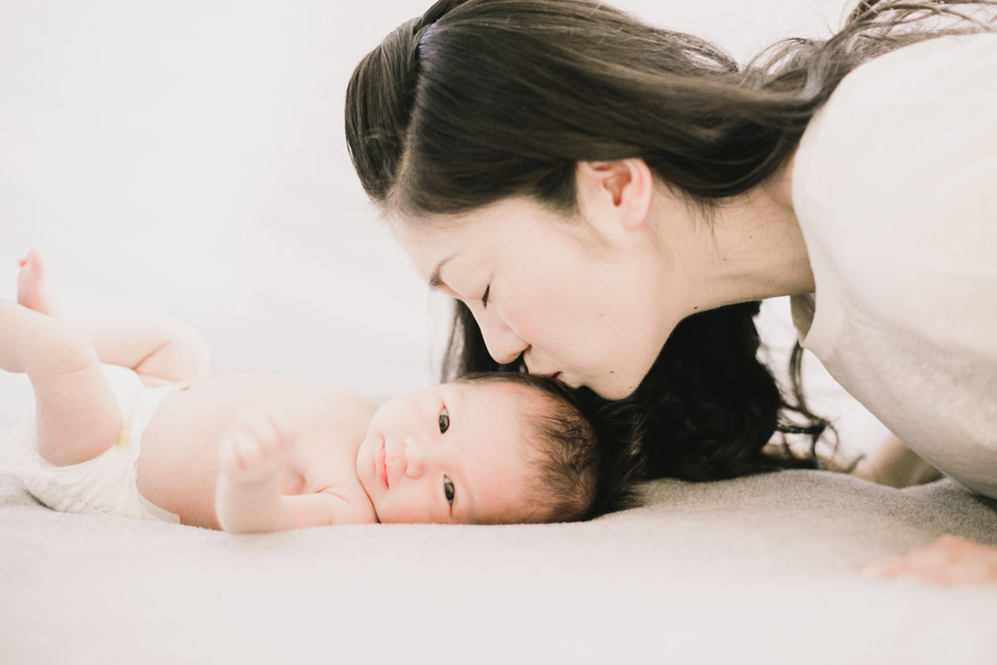 Cozy Family Newborn Session in Los Angeles