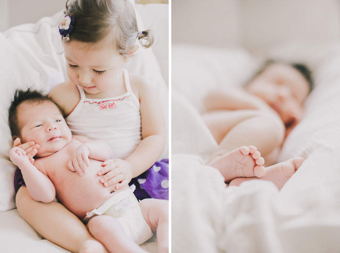 Cozy Family Newborn Session in Los Angeles