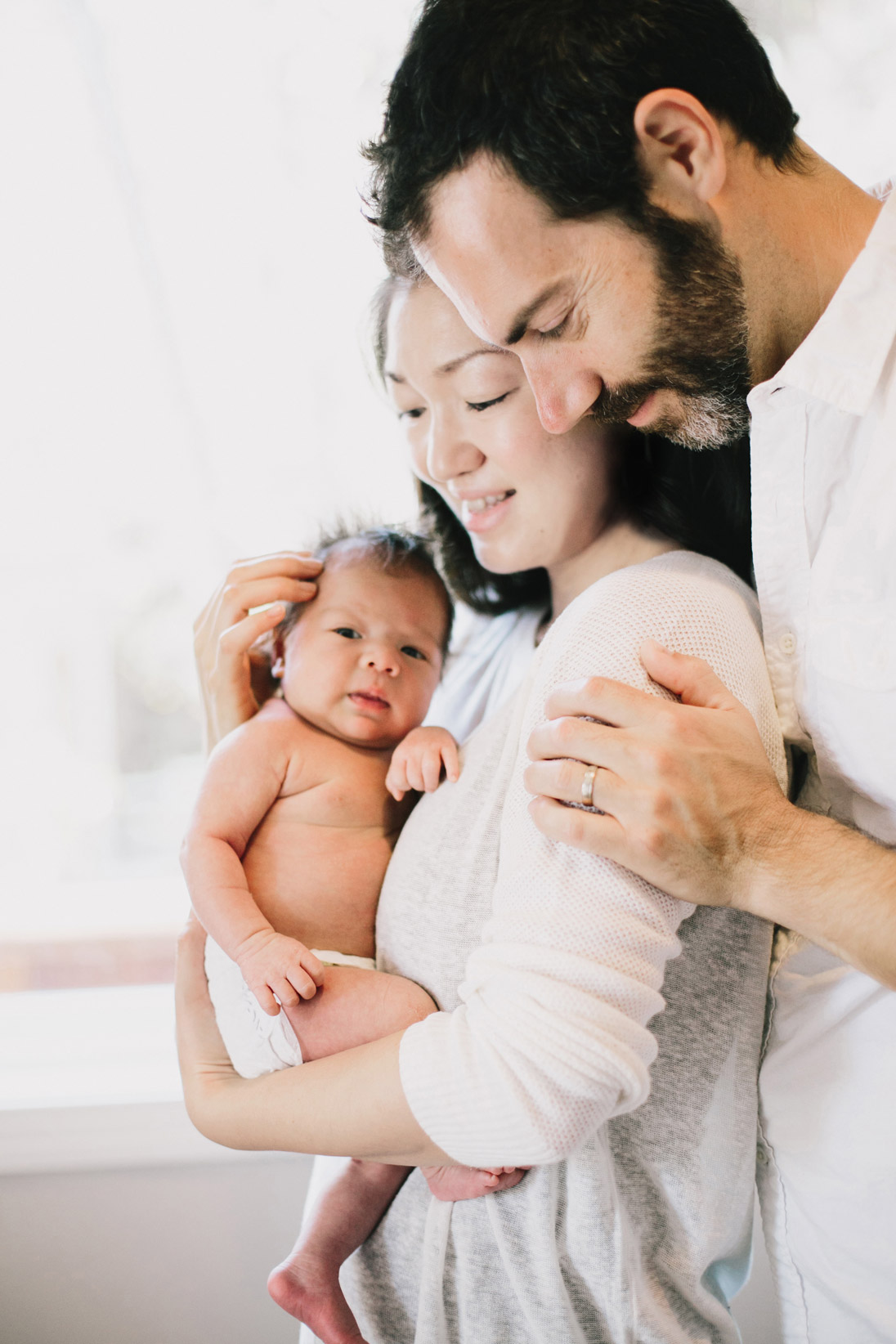 Cozy Family Newborn Session in Los Angeles