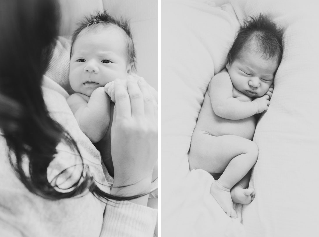 Cozy Family Newborn Session in Los Angeles
