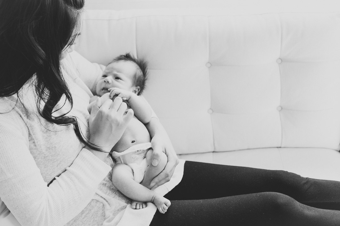 Cozy Family Newborn Session in Los Angeles