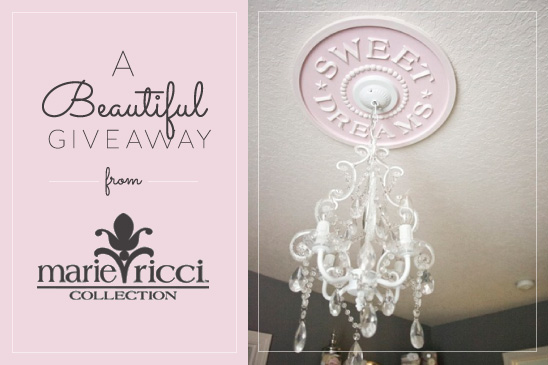 A Beautiful Giveaway from Marie Ricci Collection
