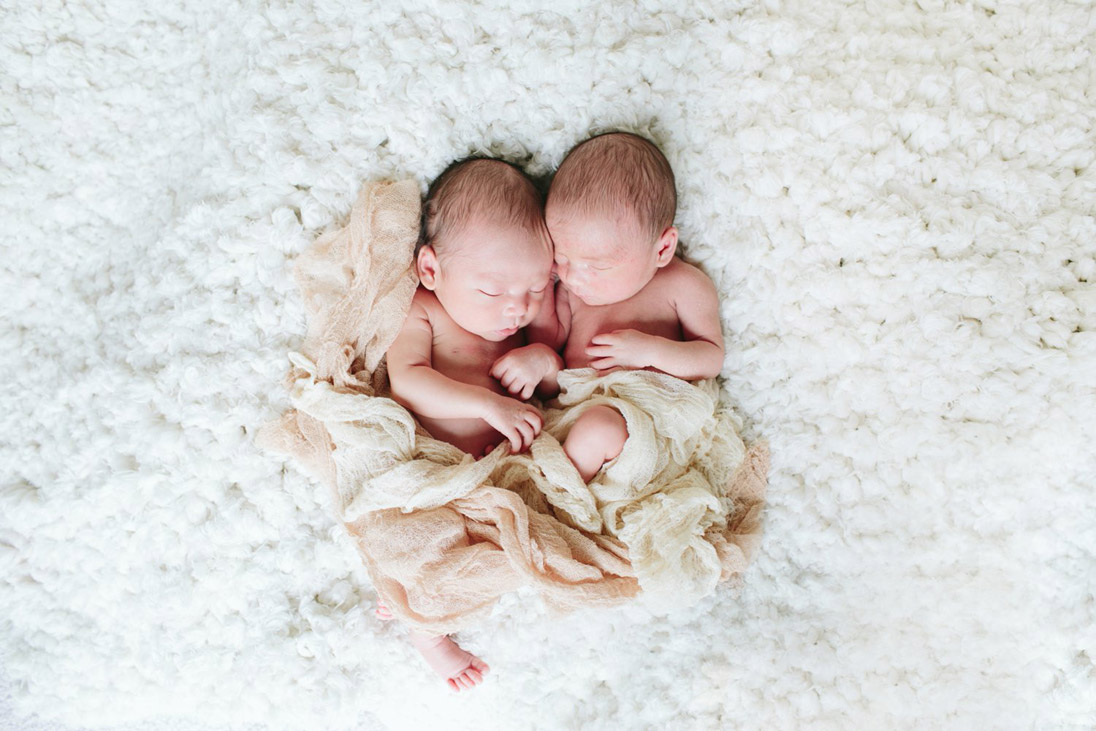 Newborn Shoot with Twins Ethan and Isaac