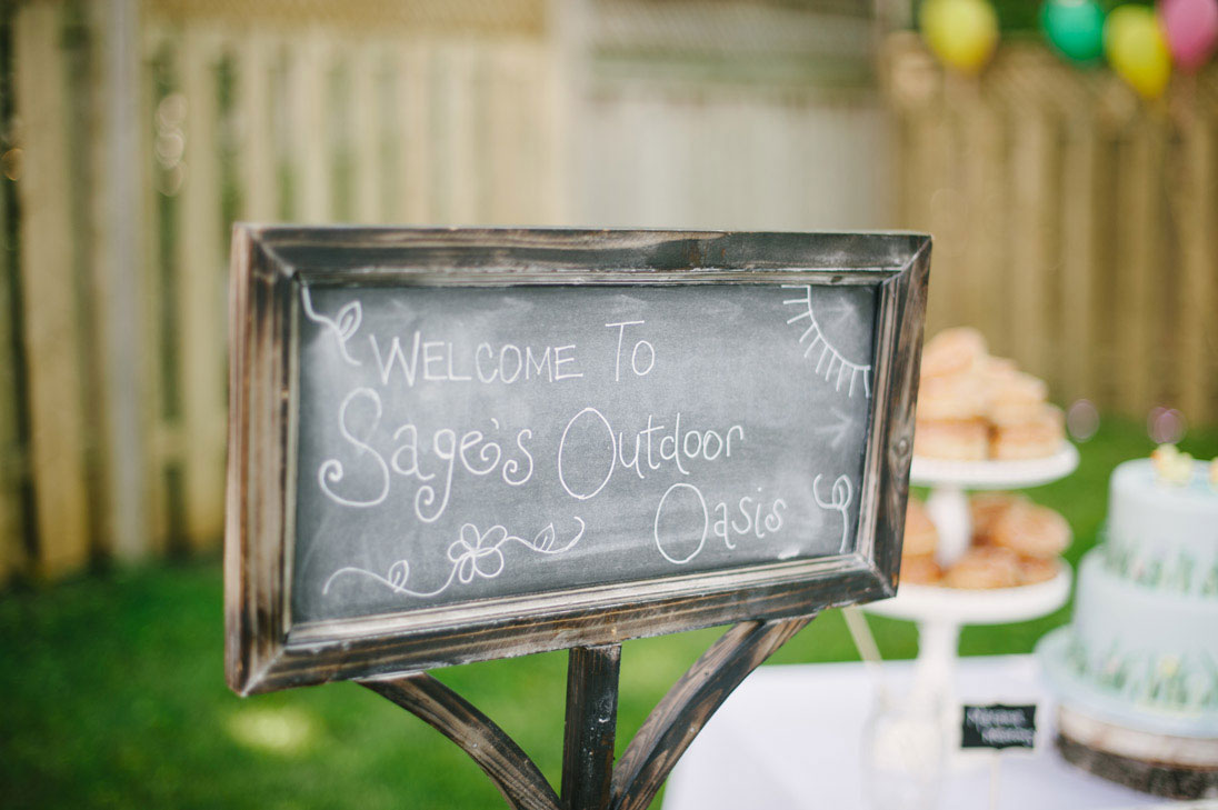 Outdoor Oasis Birthday Party