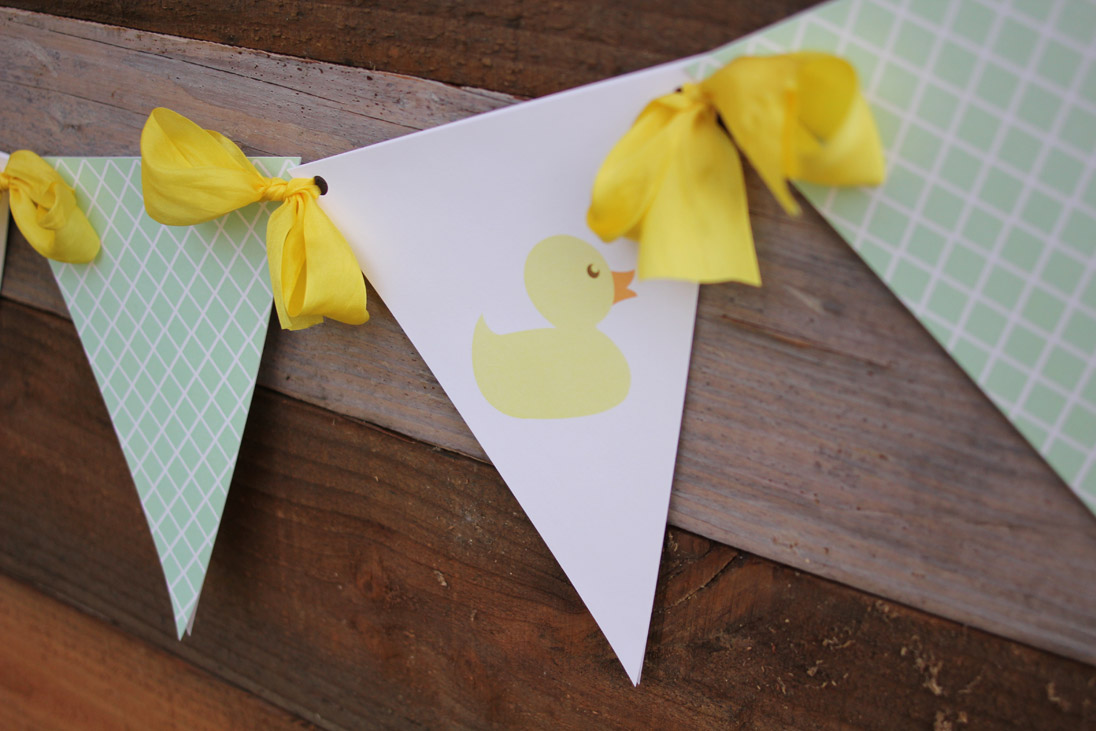 Darling "Rub a Dub Dub" Themed Baby Shower
