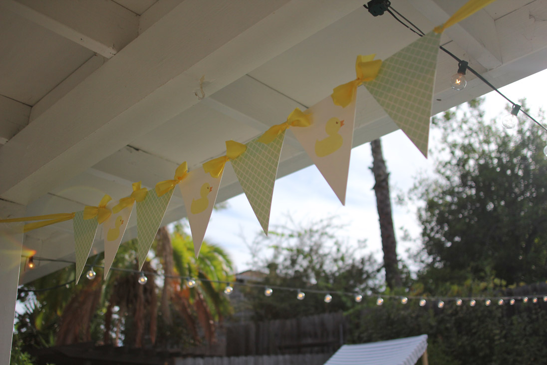 Darling "Rub a Dub Dub" Themed Baby Shower