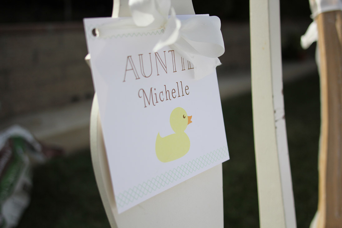 Darling "Rub a Dub Dub" Themed Baby Shower