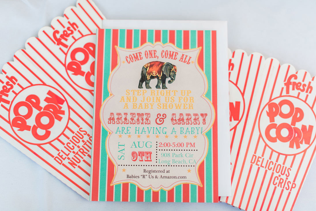 A Fun, Vintage Circus Themed Baby Shower