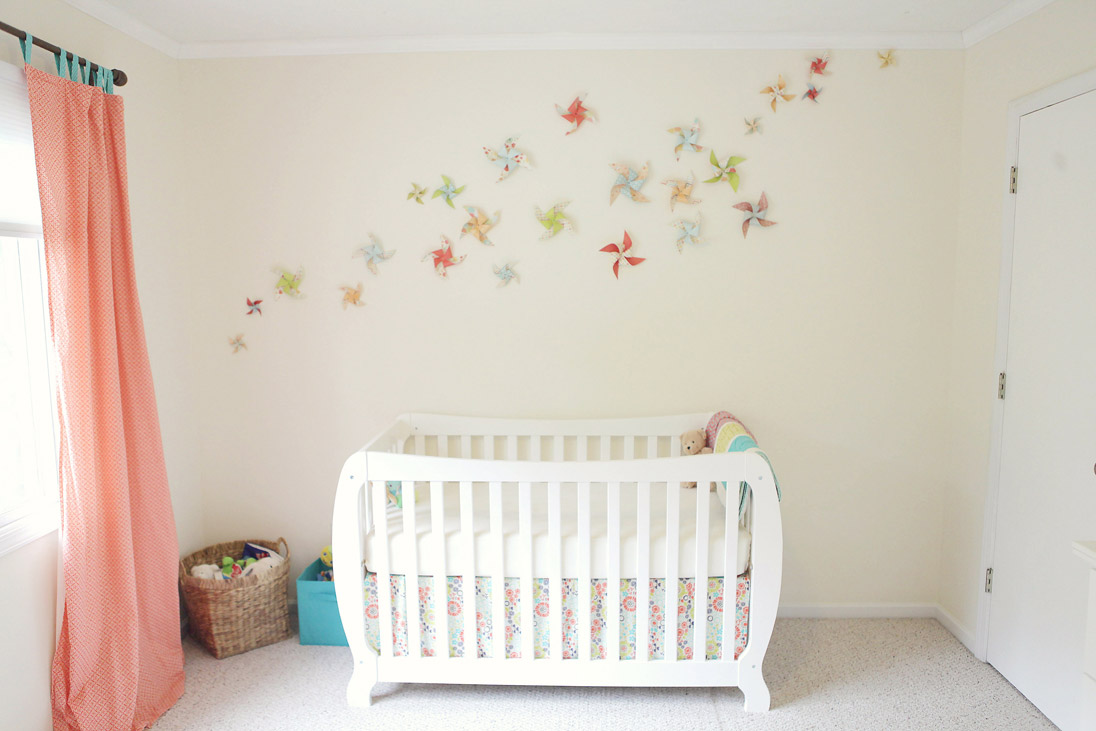 Baby Wendy and her lovely DIY nursery