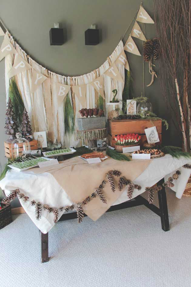 Woodland Themed 2nd Birthday Party