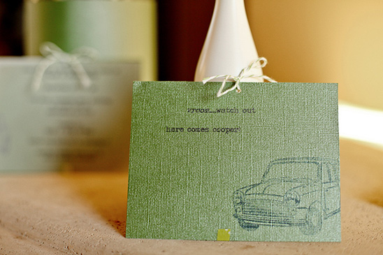 Mini Cooper Baby Shower