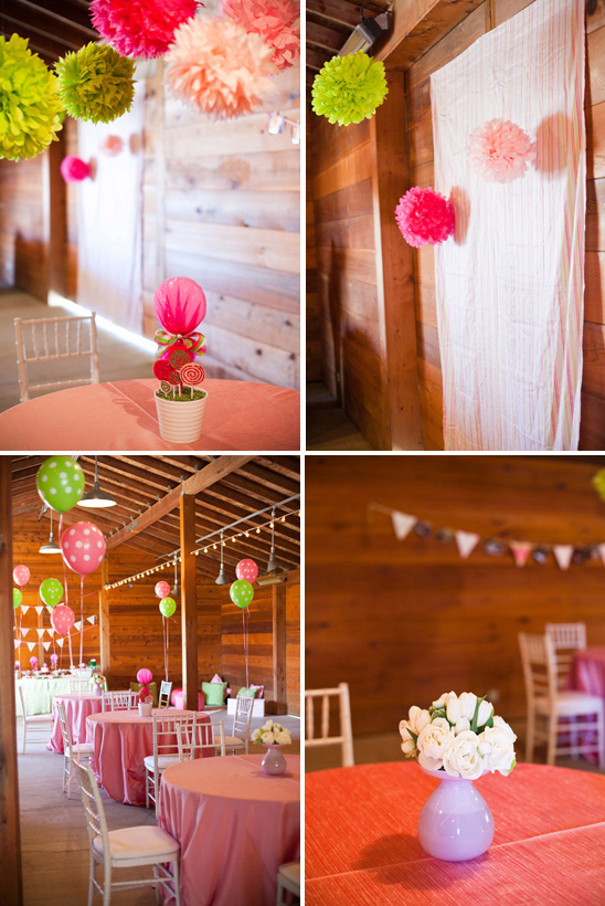 Pink and Green Birthday Party