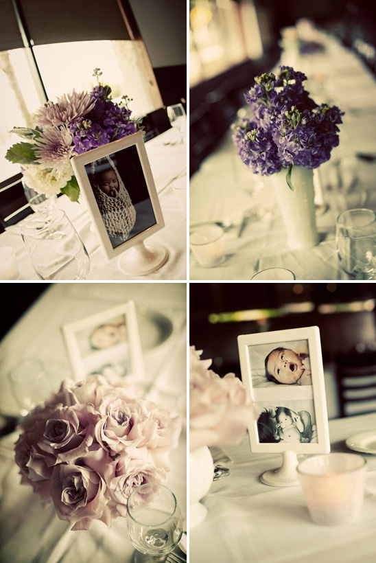 Lilac, Gray, and Pink Baptism Reception