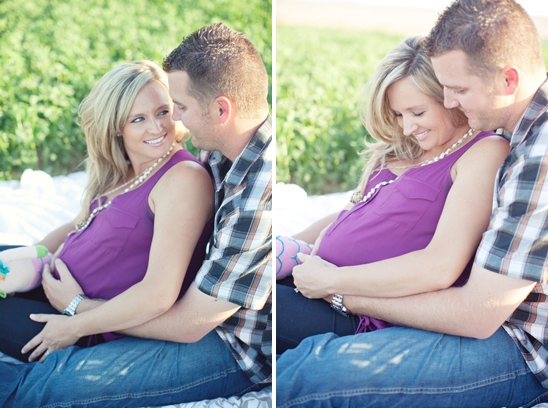 Dairy Farm Maternity Photo