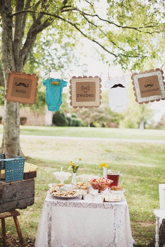 Vintage Woodland Baby Shower