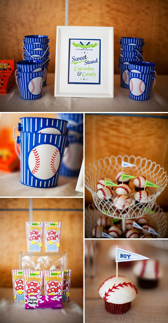 Baseball Themed Baby Shower