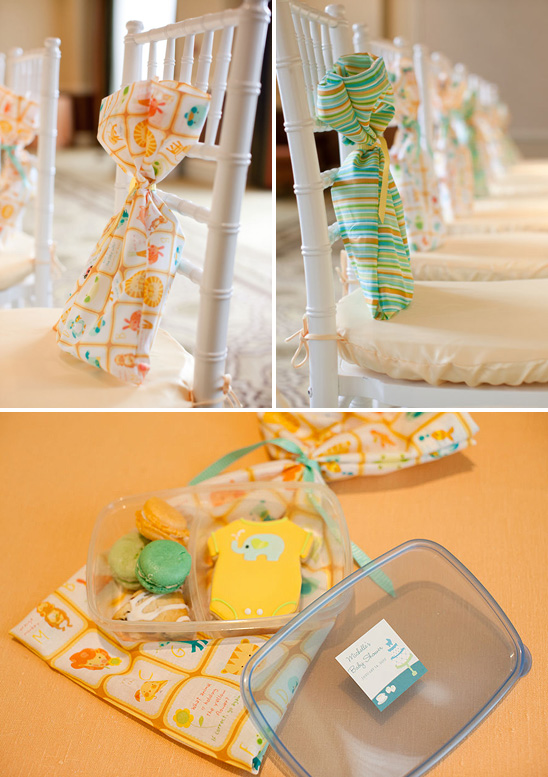 Cheerful and Elegant Baby Shower in Blue, Green, and Orange
