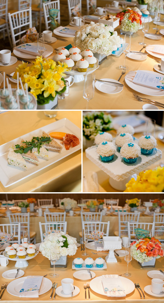 Cheerful and Elegant Baby Shower in Blue, Green, and Orange