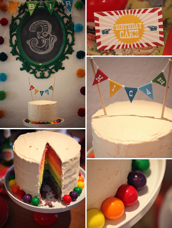 Colorful 3rd Birthday Party