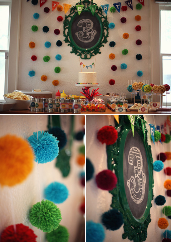 Colorful 3rd Birthday Party