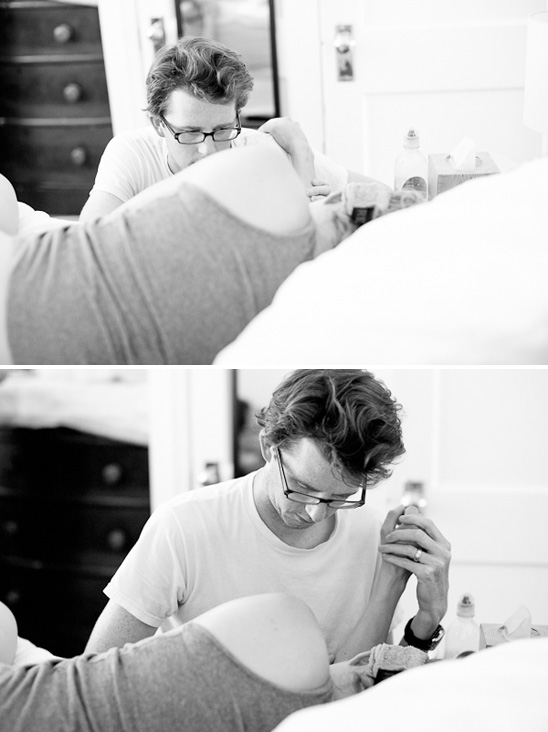 Birth story photography