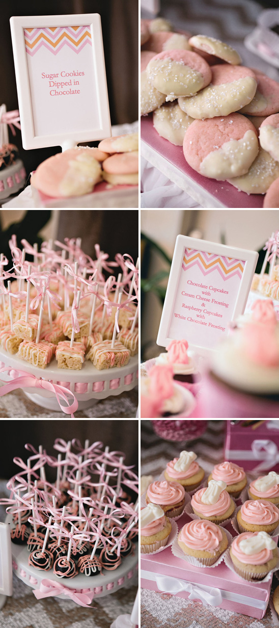Sparkle and Tutus themed baby shower