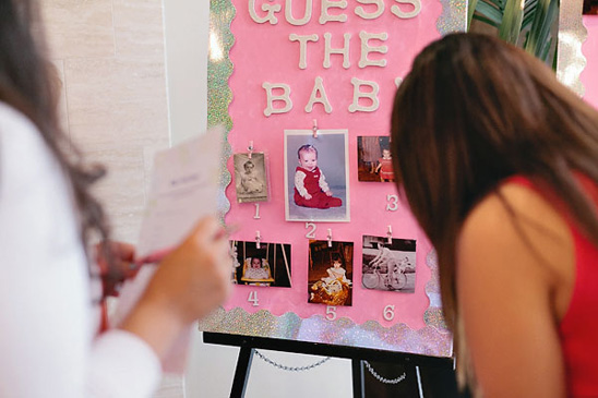 Sparkle and Tutus themed baby shower