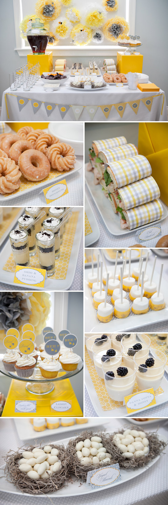 Birds & Bees themed gender reveal party