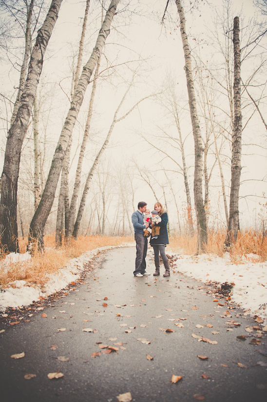 Winter Family Session in the Snow