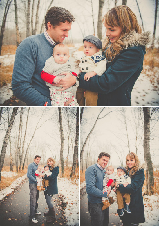 Winter Family Session in the Snow