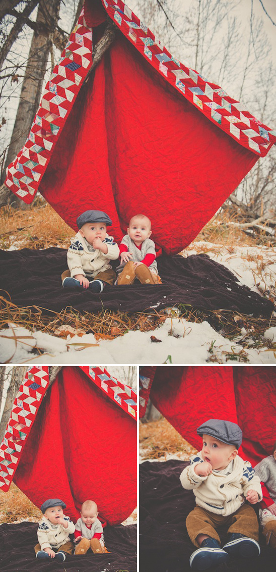 Winter Family Session in the Snow