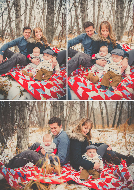 Winter Family Session in the Snow