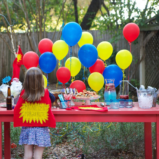 Superhero Themed Birthday Party