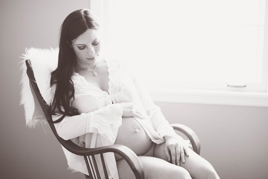 Intimate at-home maternity