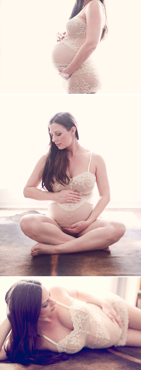 Intimate at-home maternity
