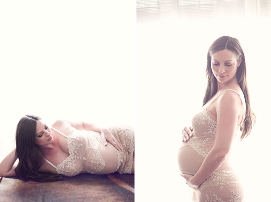 Intimate at-home maternity