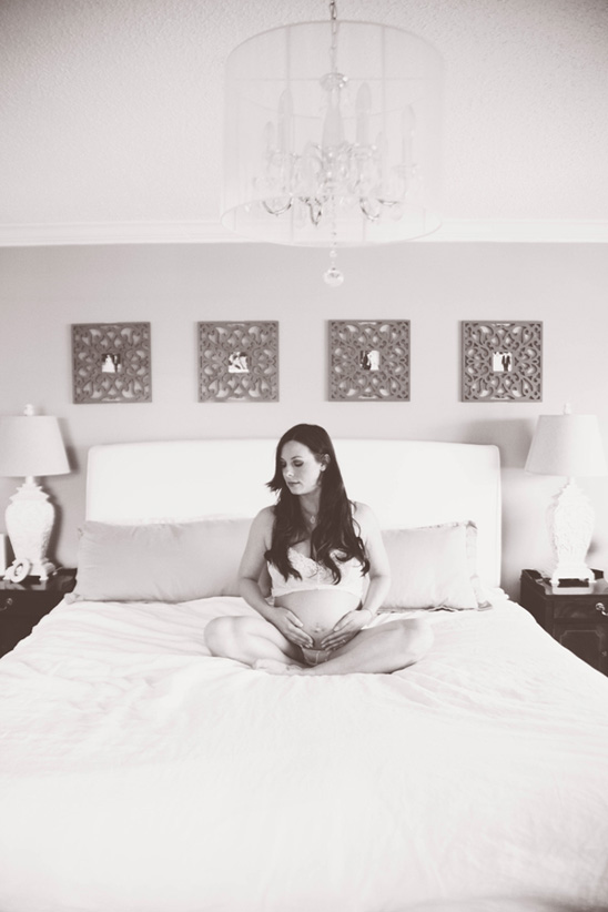 Intimate at-home maternity