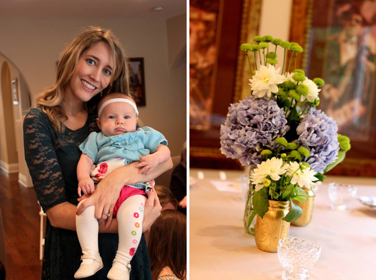 Baby Shower with Calligraphy and Chalkboard Details