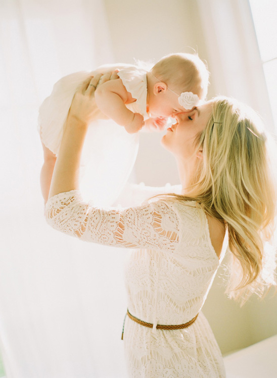 Beautiful, light-filled family session