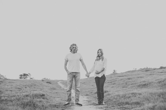 Sunset maternity session in Topanga Canyon, CA