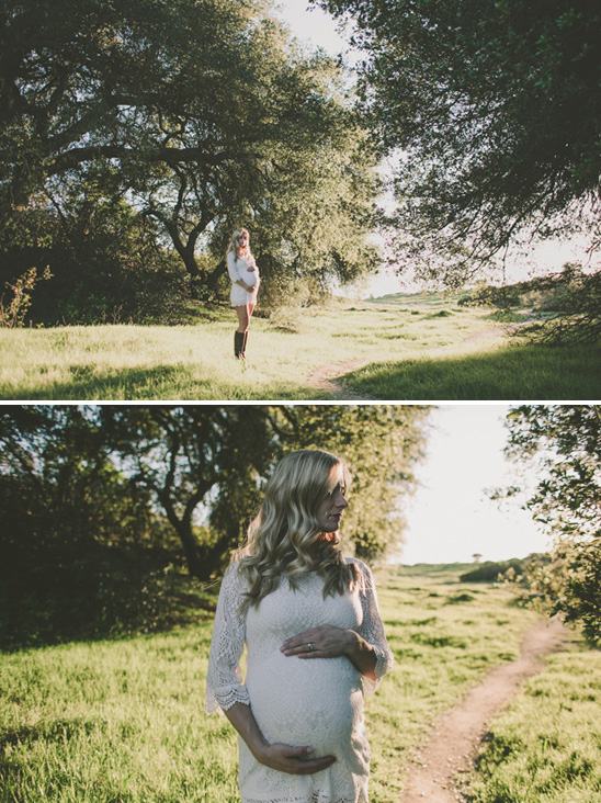 Sunset maternity session in Topanga Canyon, CA