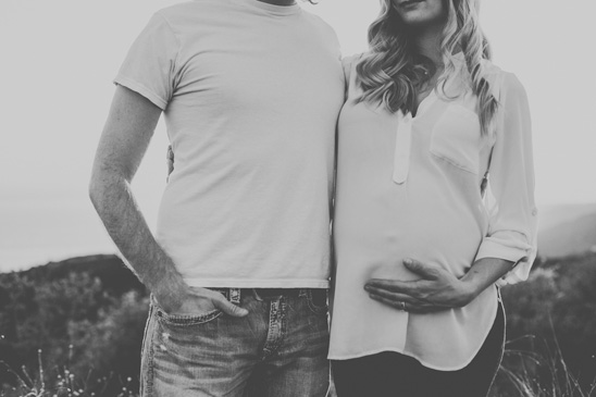 Sunset maternity session in Topanga Canyon, CA