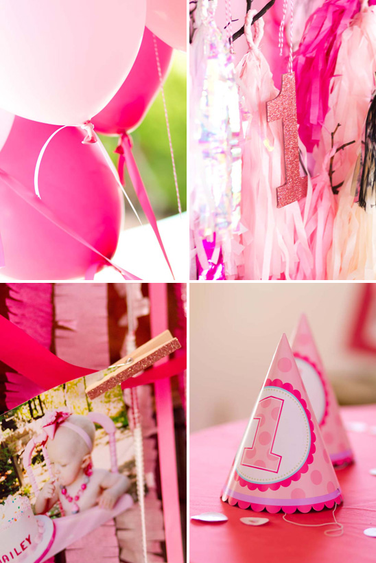 Hailey's "Up, up, and away!" Balloon Themed Birthday Party