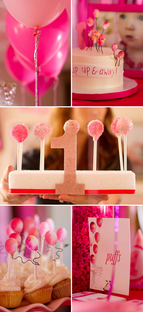 Hailey's "Up, up, and away!" Balloon Themed Birthday Party
