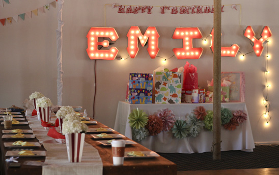 Emily's Vintage Circus Themed Birthday Party